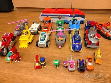 PAW PATROL originali 14 veicoli  Valore nuovo 326€