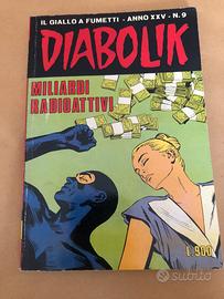 diabolik miliardi radioattivi XXV n 9