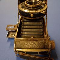Fotocamera pieghevole vintage Welta Perle anni 30
