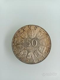 50 scellini Austria in argento