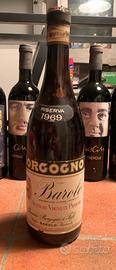 Vino barolo 1969