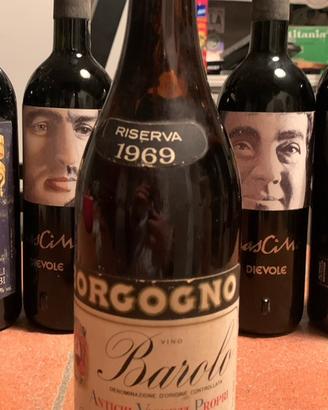 Vino barolo 1969