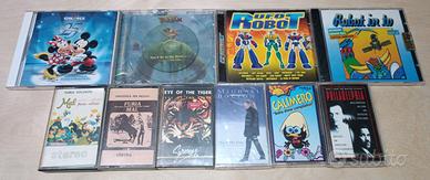 CD e musicassette varie Goldrake ecc