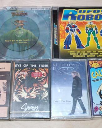 CD e musicassette varie Goldrake ecc