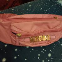 Marsupio rosa e mini bag Moschino 