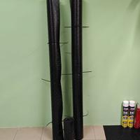 Tappeto in gomma nero garage resistente