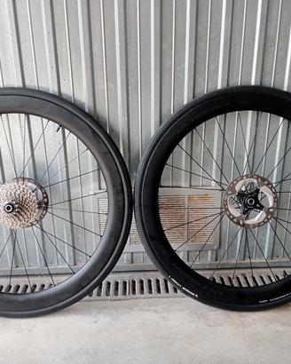 ruote in carbonio Ultegra 