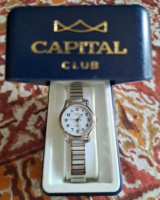 Orologio " Capital Club" NUOVO + omaggio Guess