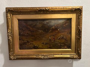 Olio su cartoncino L. Gignous