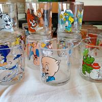 bicchieri della Nutella anni 80 e 90