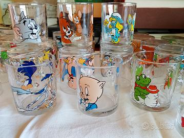 bicchieri della Nutella anni 80 e 90