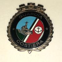 Medaglia con logo  Guardia Costiera 