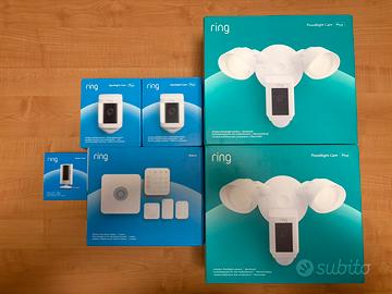 Kit Ring Allarme Casa Amazon +5 telecamere (nuovo)