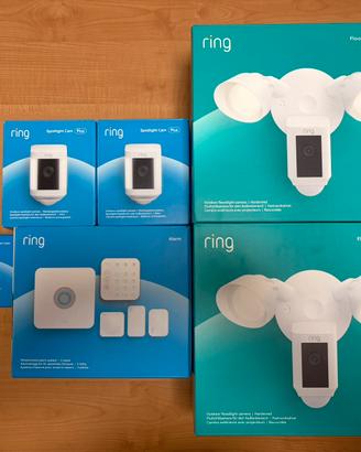 Kit Ring Allarme Casa Amazon +5 telecamere (nuovo)