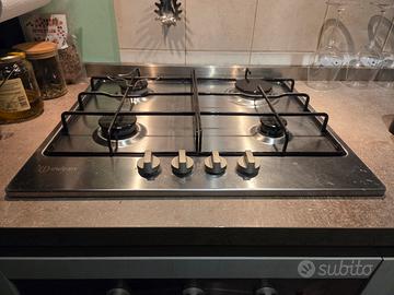 piano cottura 4 fuochi indesit