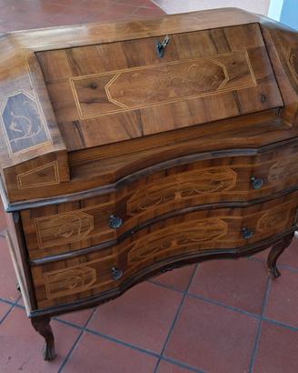 Antico scrittoio mobile vintage legno