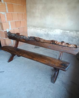 Panca rustica artigianale 
