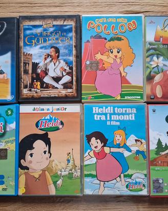 Lotto 23 dvd animazione Barbapapa La Pimpa Heidi