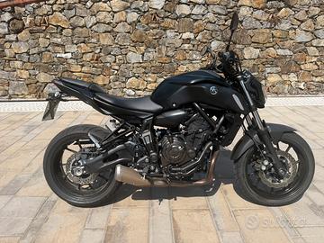 Yamaha mt 07 patente A2 depotenziata Anno 2020