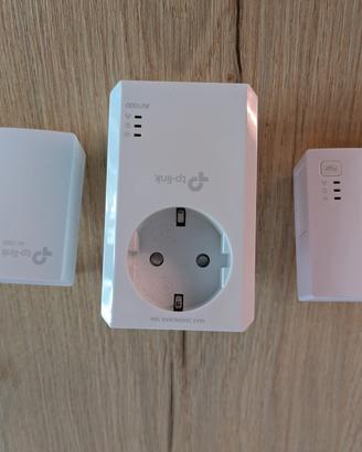 Gruppo di 3 Powerline TP-Link AV1000
