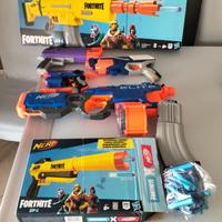 nerf serie fucile e pistola fortnite 