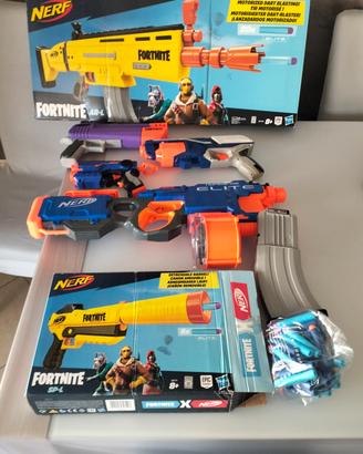 nerf serie fucile e pistola fortnite 
