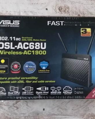 Modem router Asus DSL-AC68U - NUOVO
