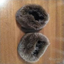 fasce di pelliccia di castoro naturale 