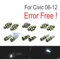 KIT 8 LAMPADE LED INTERNE PER HONDA CIVIC 06-12