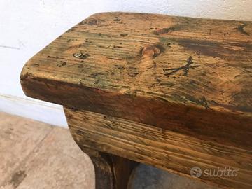 PANCA 'Groenlandia' - legno massello, antico ARTIG