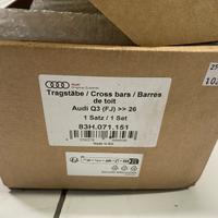Kit Barre tetto nuove/originali Audi Q3 2026