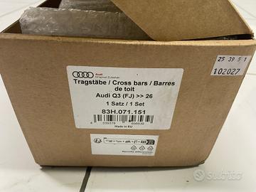 Kit Barre tetto nuove/originali Audi Q3 2026