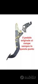 pedale leva frizione spark  pedaliera in acciaio 
