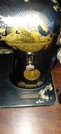 COPPIA Macchine da cucire SINGER d'epoca a pedale 