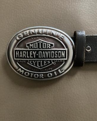 Harley Davidson fibbia e cintura