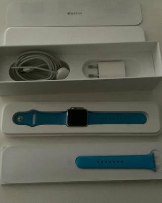 Apple watch 38 mm azzurro series 1
