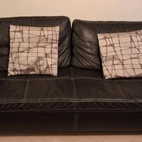 divano e poltrona in pelle MAXI DIVANI