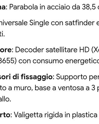 antenna satellitare 