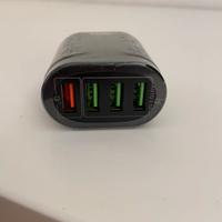 Caricabatterie multiplo (4usb) 48w tot - presa usa