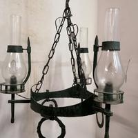 Lampadari ferro vintage rustici