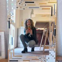Specchio d'arte in mosaico