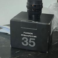 fujifilm 35mm f2 wr in garanzia.