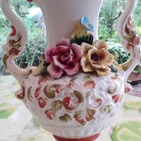 Vaso antico in porcellana Capodimonte