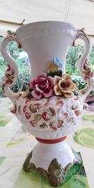 Vaso antico in porcellana Capodimonte