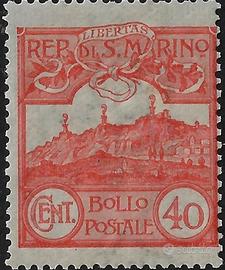 1903 san marino bollo postale