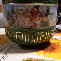Vaso Cache Pot in porcellana d'epoca