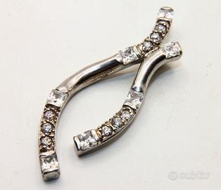 Stupendo pendente argento pietre CZ