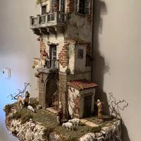 Presepe napoletano a parete