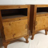 Coppia comodini in legno  vintage anni 70