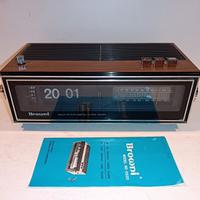 RADIO SVEGLIA BROWNI MODEL RD-0520 VINTAGE ANNI 70
